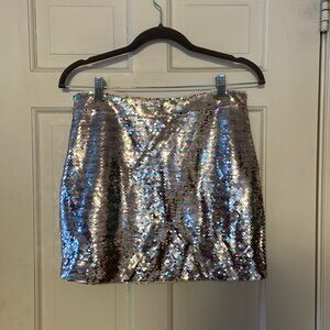 NWT Pastel Sequin Mini Skirt